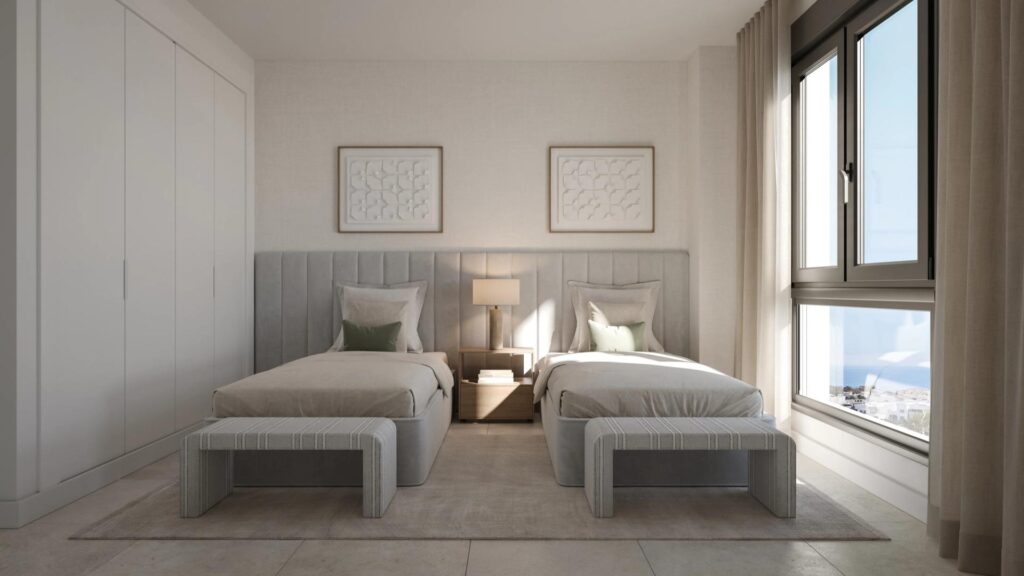 Nowe apartamenty z widokiem na morze w pobliżu parku Selwo, Estepona