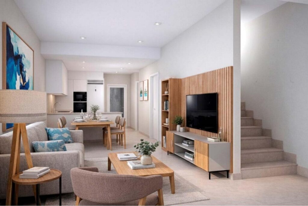 Nowo wybudowane bliźniacze wille przy plaży w Moncofa z widokiem na morze