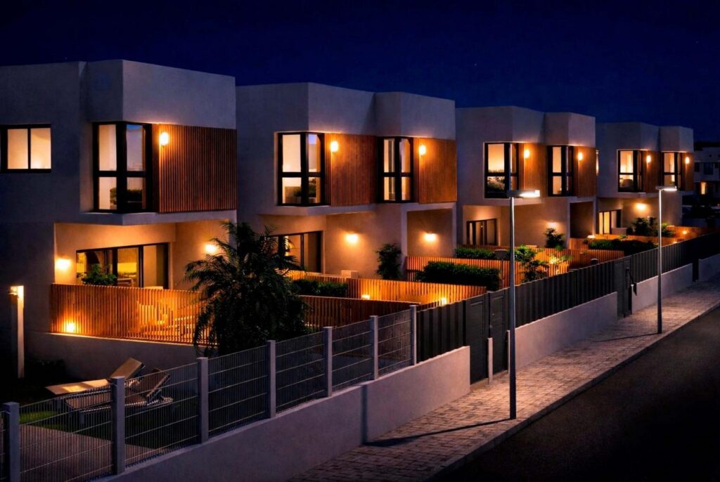 Nowo wybudowane bliźniacze wille przy plaży w Moncofa z widokiem na morze