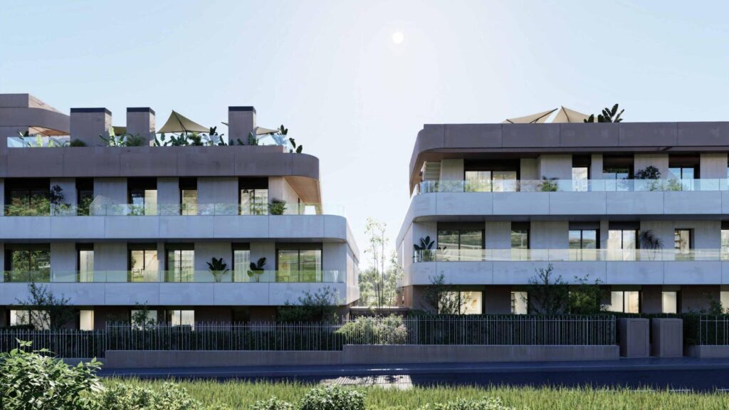 Nowe mieszkania na sprzedaż w Estepona Golf z widokiem na morze i pole golfowe