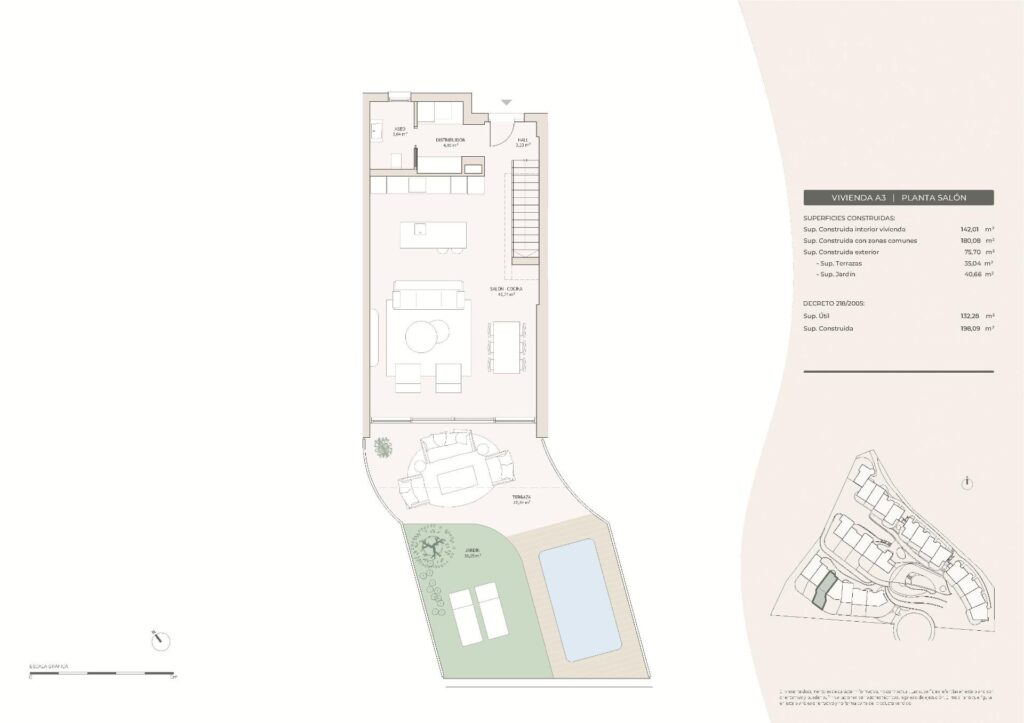 Luksusowe, nowo wybudowane kamienice na sprzedaż w Las Lomas del Higuerón z widokiem na morze i prywatnymi basenami