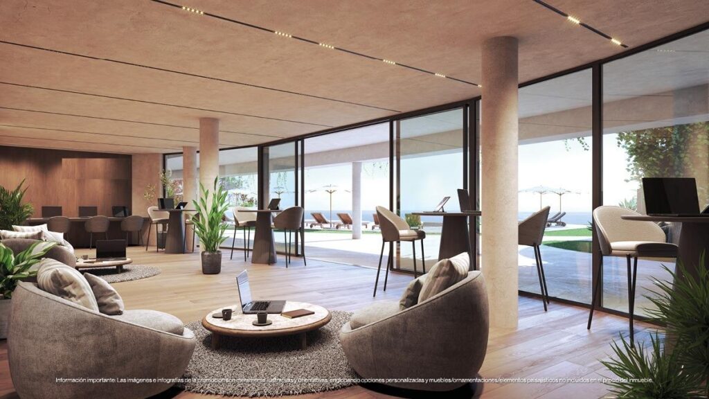 Luksusowe, nowo wybudowane kamienice na sprzedaż w Las Lomas del Higuerón z widokiem na morze i prywatnymi basenami