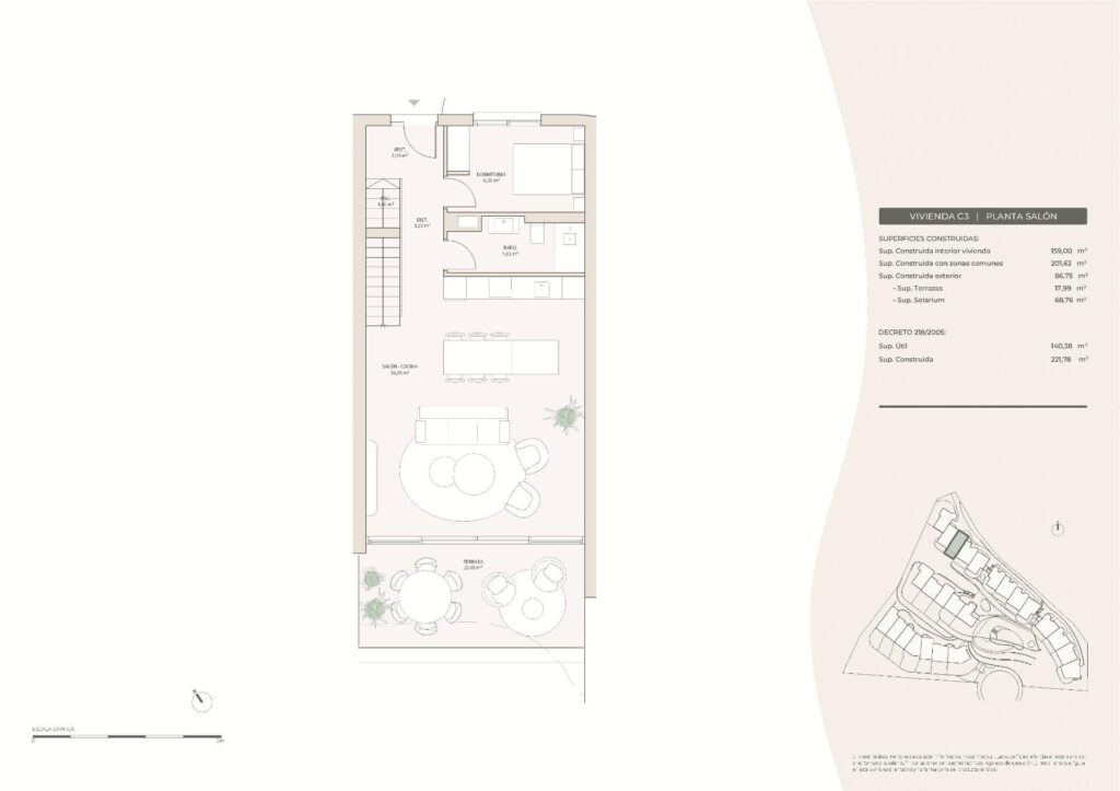 Luksusowe, nowo wybudowane kamienice na sprzedaż w Las Lomas del Higuerón z widokiem na morze i prywatnymi basenami