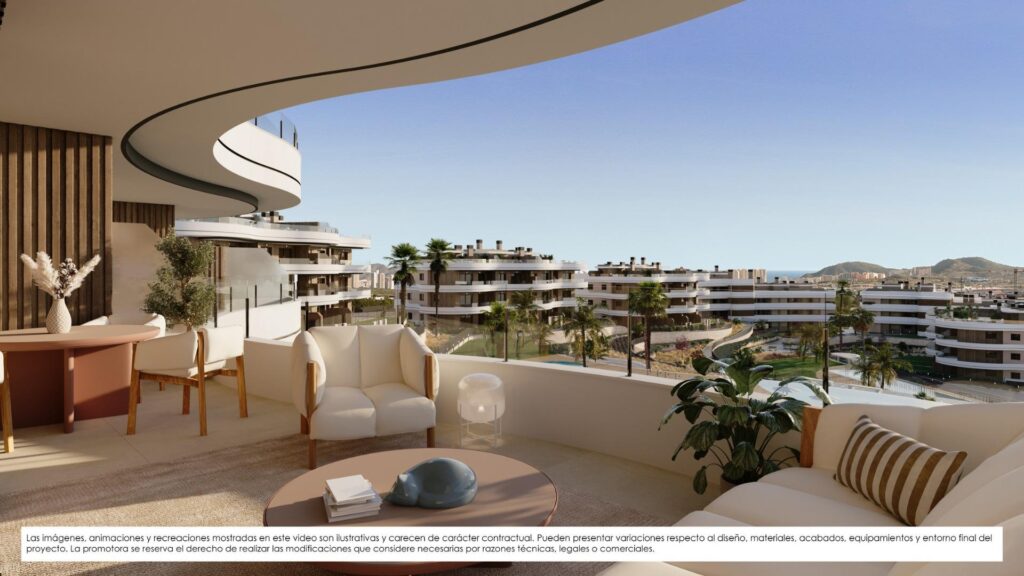 Nowe mieszkania na sprzedaż w Finestrat z widokiem na morze i udogodnieniami w stylu kurortowym