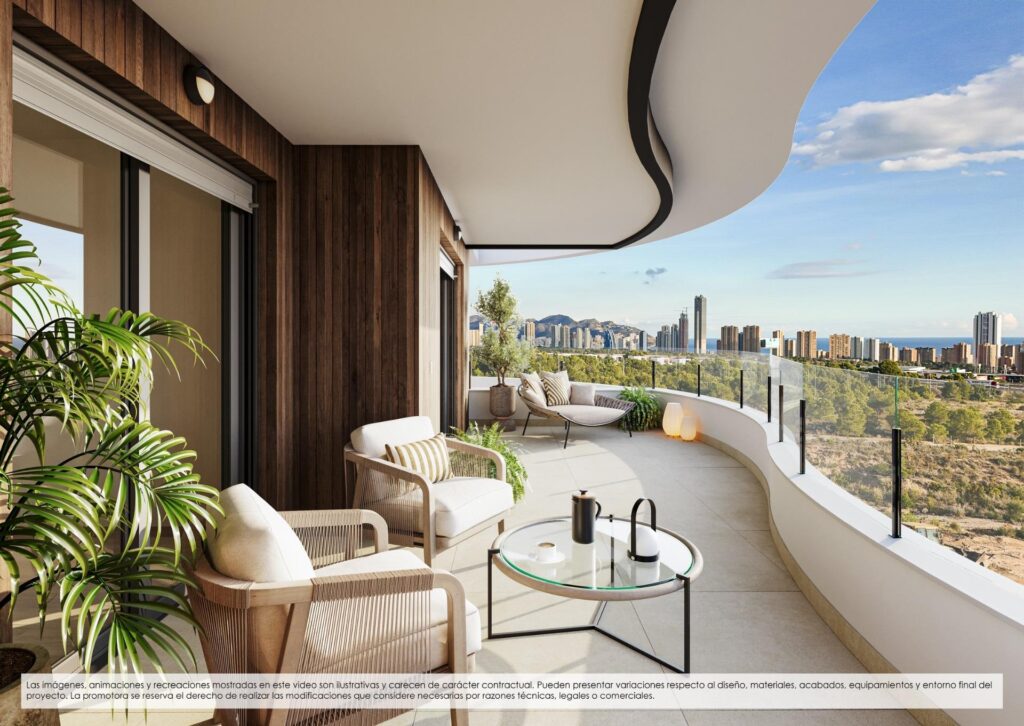 Nowe mieszkania na sprzedaż w Finestrat z widokiem na morze i udogodnieniami w stylu kurortowym