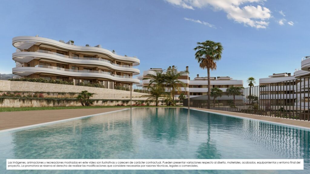 Nowe mieszkania na sprzedaż w Finestrat z widokiem na morze i udogodnieniami w stylu kurortowym