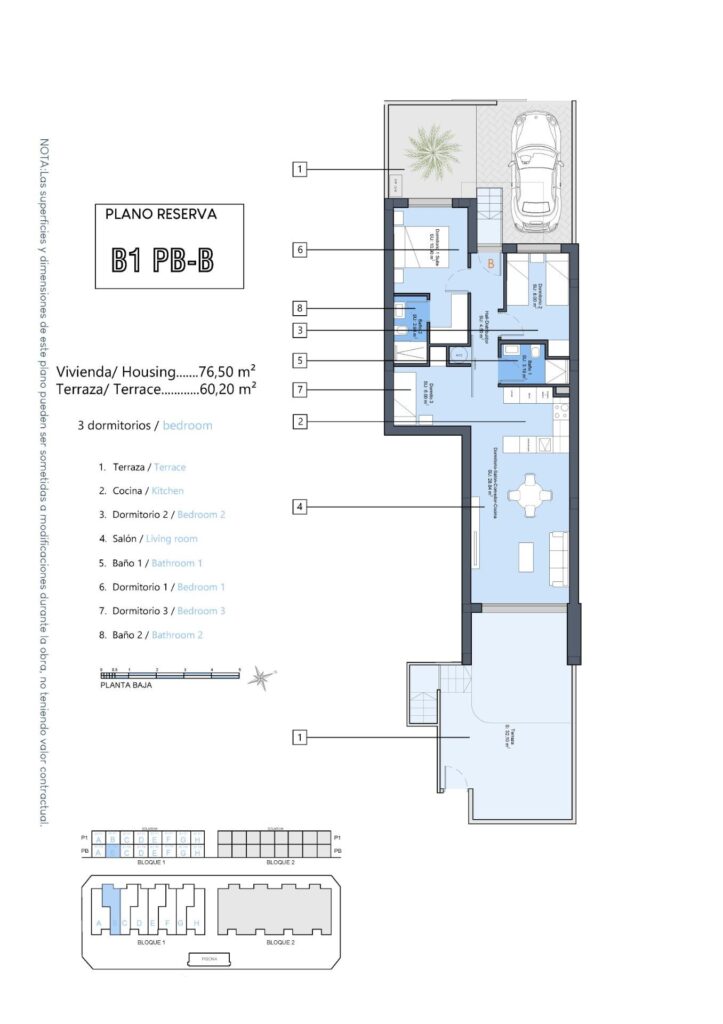 Nowe bungalowy budowlane w Dolores