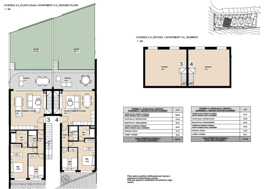 Nowo wybudowane bungalowy z widokiem na morze w La Mata, Torrevieja