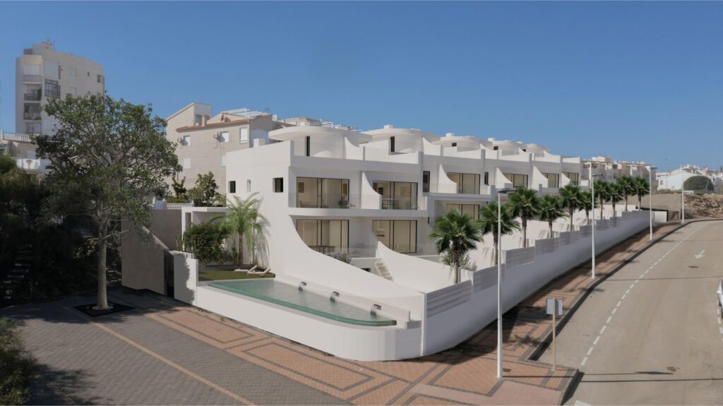 Nowo wybudowane bungalowy z widokiem na morze w La Mata, Torrevieja