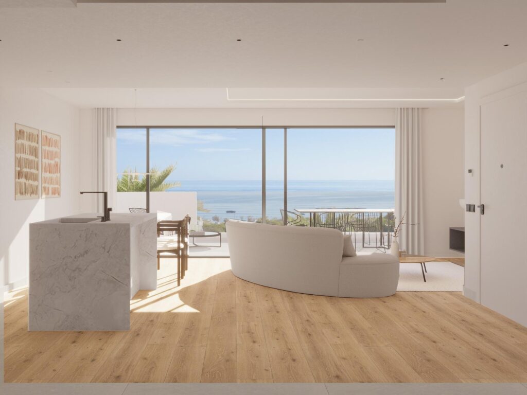 Nowo wybudowane bungalowy z widokiem na morze w La Mata, Torrevieja