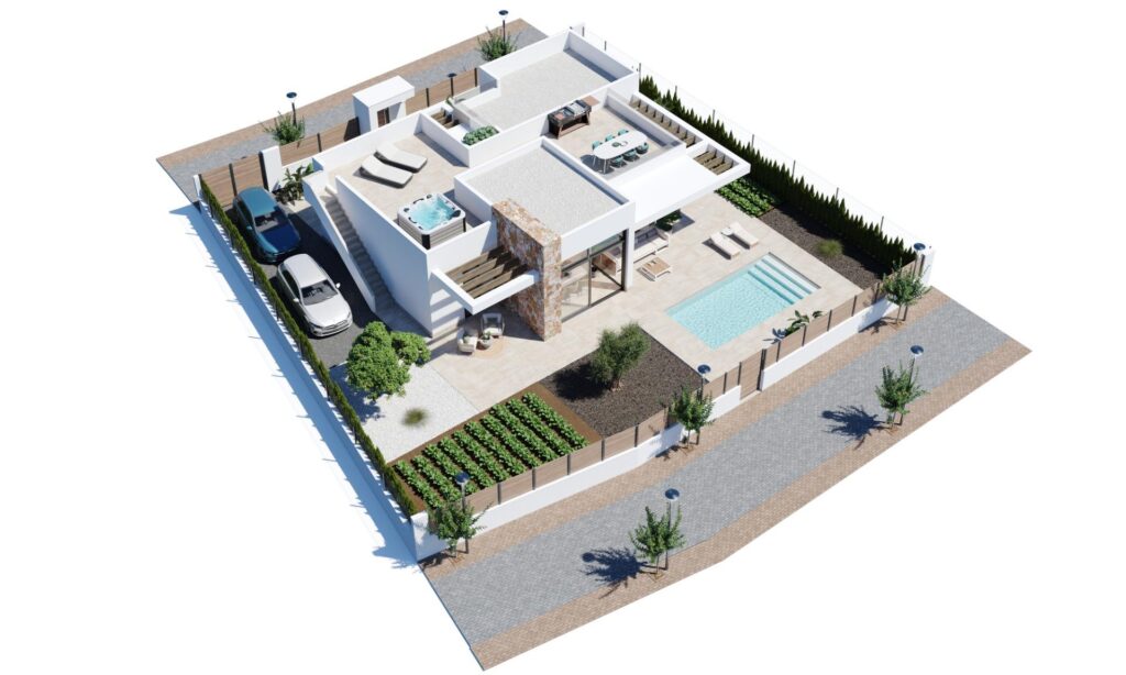 Nowe wille w Hacienda del Álamo Golf Resort, Murcja