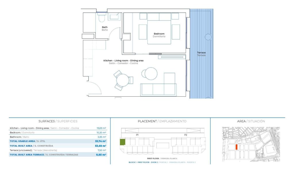 Nowoczesne apartamenty z jedną sypialnią w Mijas Costa