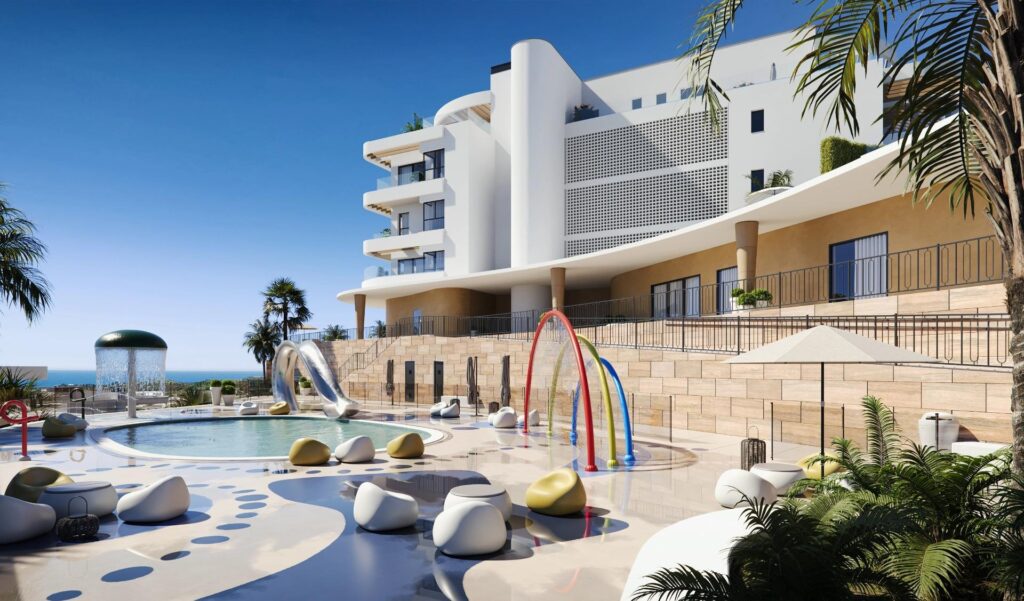 Luksusowe apartamenty w nowym budownictwie w Cerrado del Águila Golf, Mijas z widokiem na morze i pole golfowe
