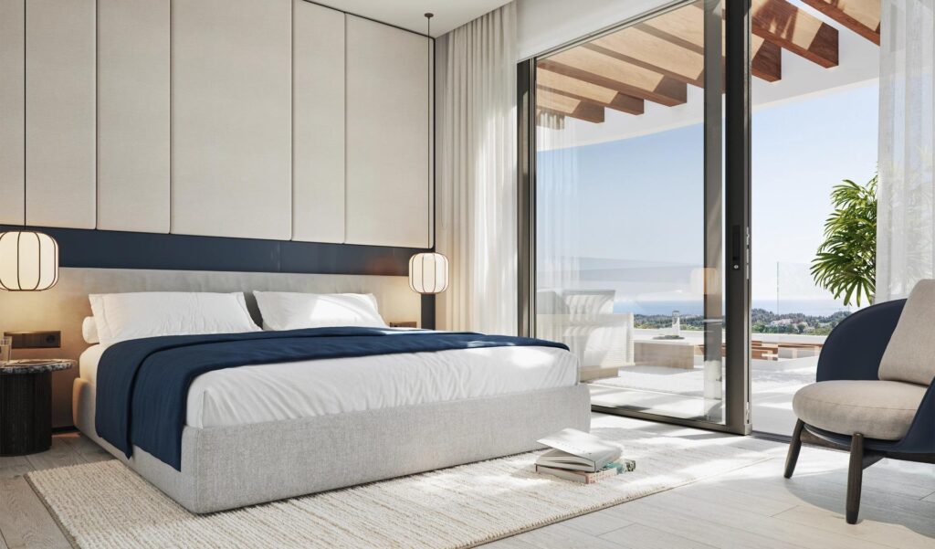 Luksusowe apartamenty w nowym budownictwie w Cerrado del Águila Golf, Mijas z widokiem na morze i pole golfowe