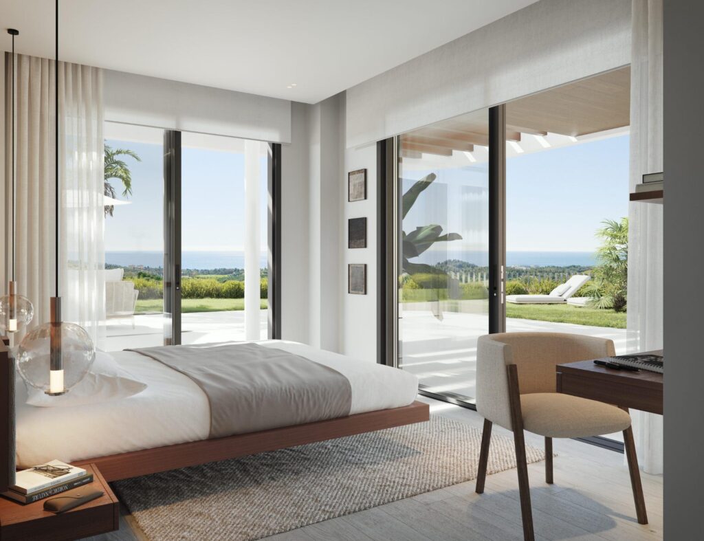 Luksusowe apartamenty w nowym budownictwie w Cerrado del Águila Golf, Mijas z widokiem na morze i pole golfowe