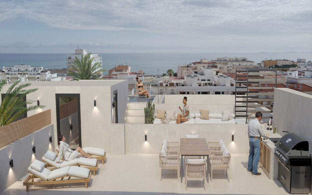 Nowoczesne apartamenty na sprzedaż zaledwie 250 m od plaży El Cura w Torrevieja na Costa Blanca