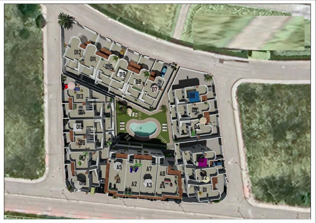 Nowe bungalowy i kamienice w Cox, Alicante