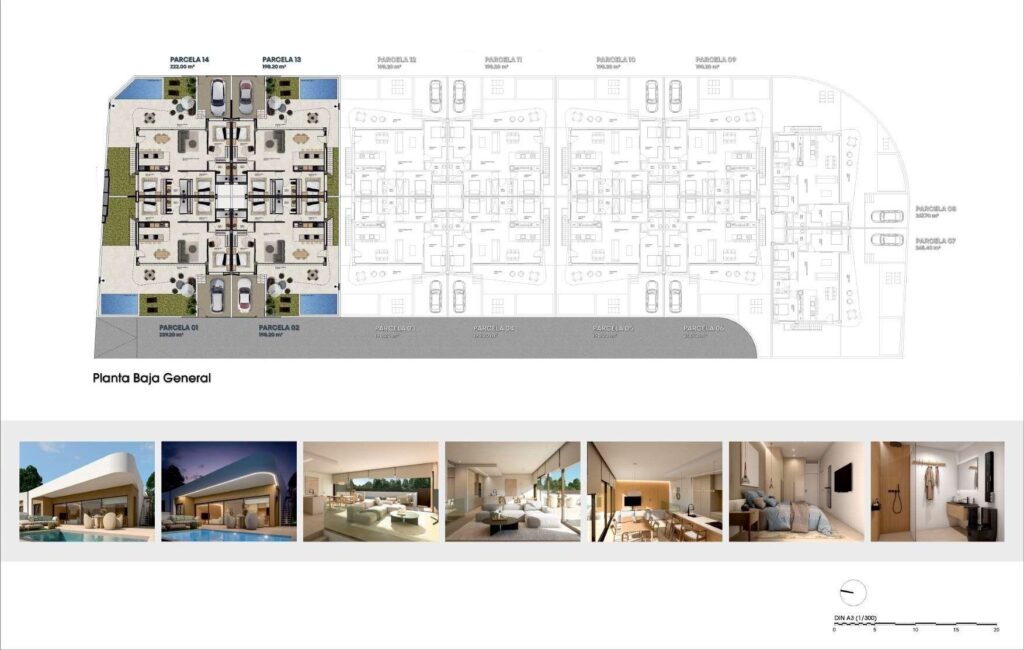 Nowe domy typu Corner Quad Villas z prywatnym basenem w Dolores, Alicante