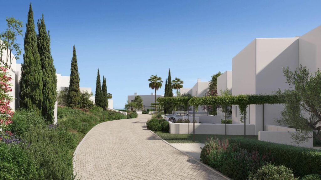 Nowe luksusowe wille w Sotogrande Alto z prywatnym ogrodem i basenem
