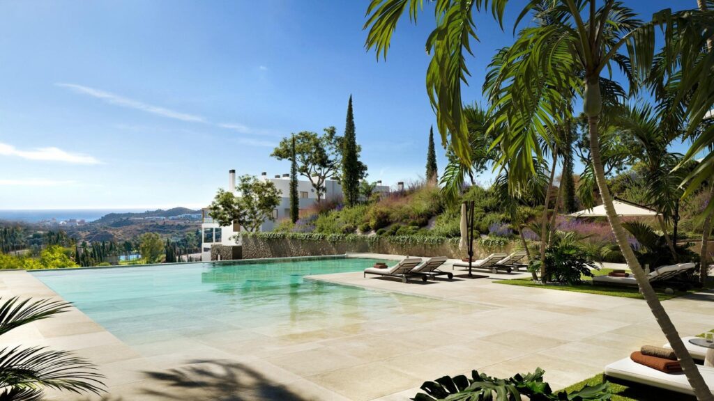 Nowe apartamenty z widokiem na morze w Las Lagunas de Mijas