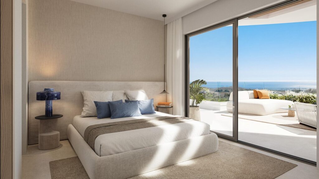 Nowe apartamenty z widokiem na morze w Las Lagunas de Mijas