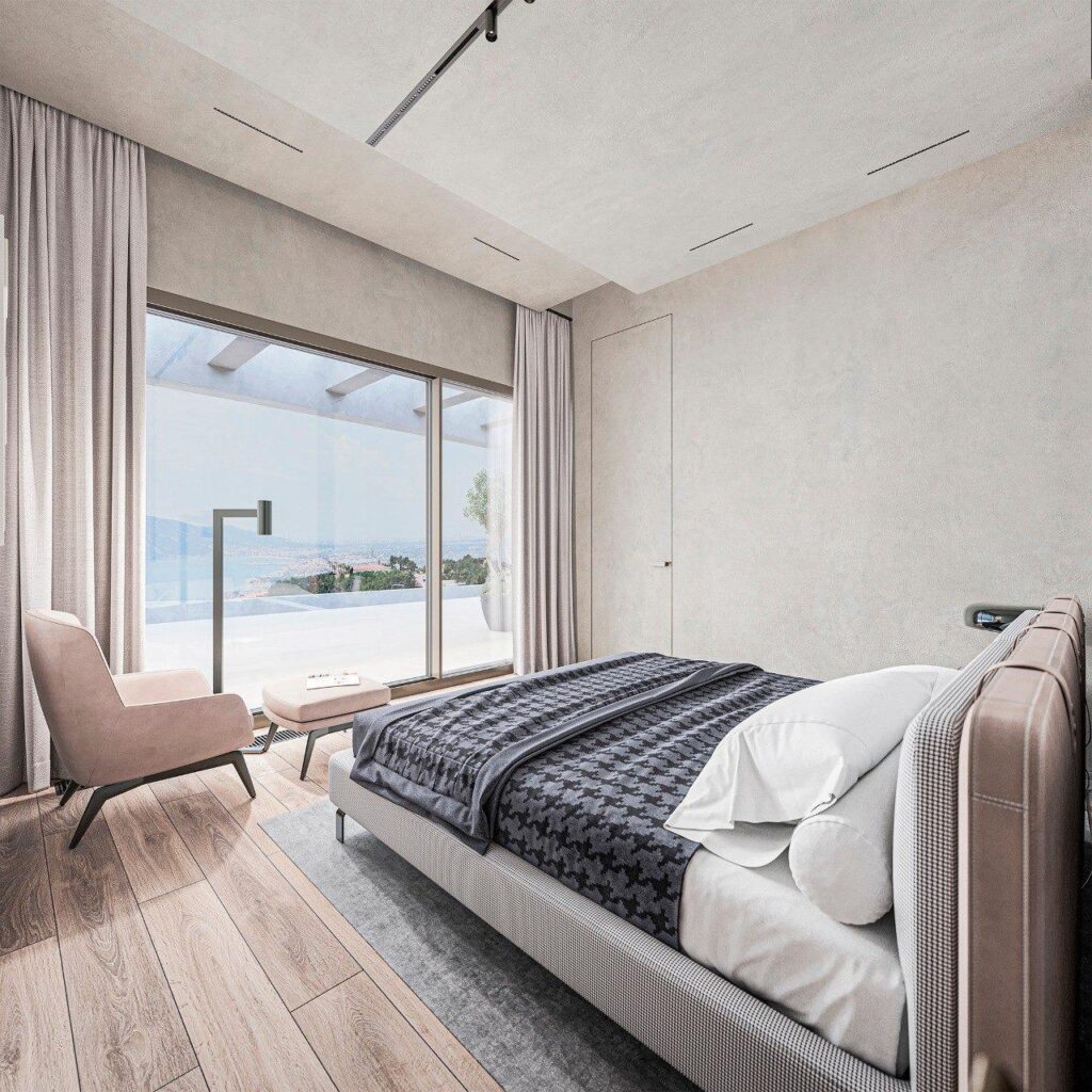 Nowoczesna, luksusowa willa z panoramicznym widokiem na morze w Altea Hills, na północnym wybrzeżu Costa Blanca