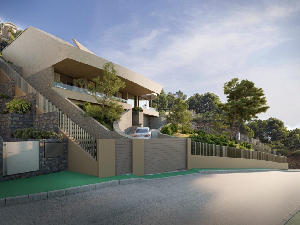 Nowoczesna, luksusowa willa z panoramicznym widokiem na morze w Altea Hills, na północnym wybrzeżu Costa Blanca