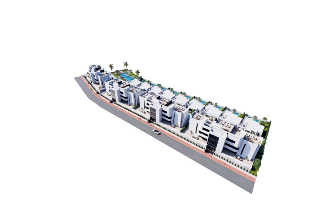 Nowe apartamenty i wille z widokiem na pole golfowe w La Serena Golf w Los Alcazares