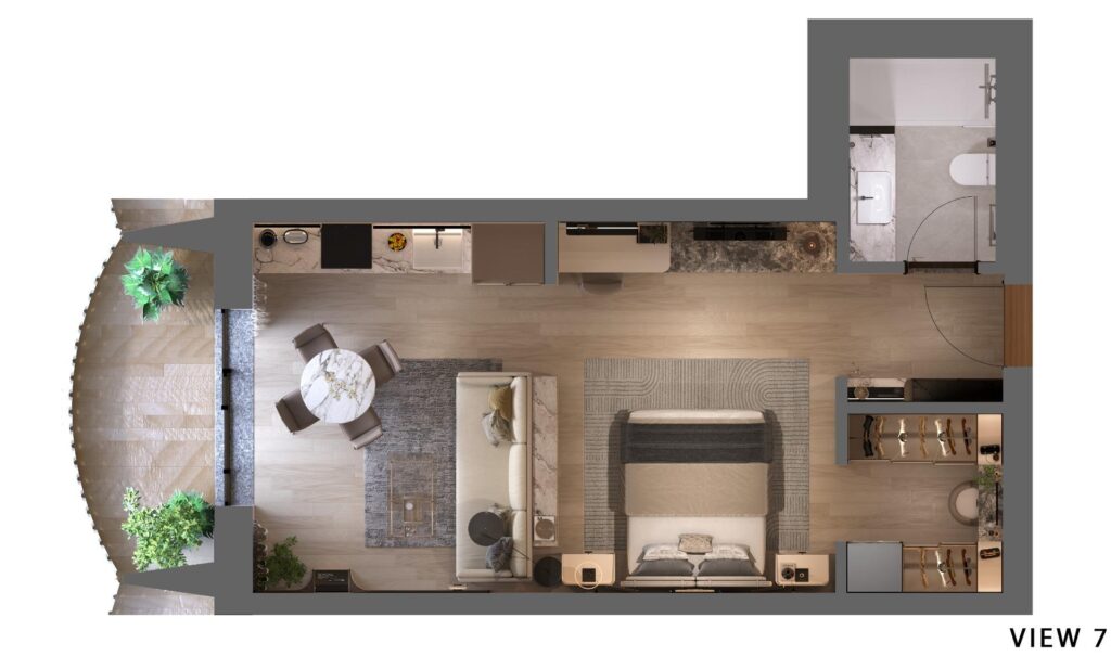 Luksusowe, nowo wybudowane apartamenty w centrum Gibraltaru z widokiem na marinę i Skałę