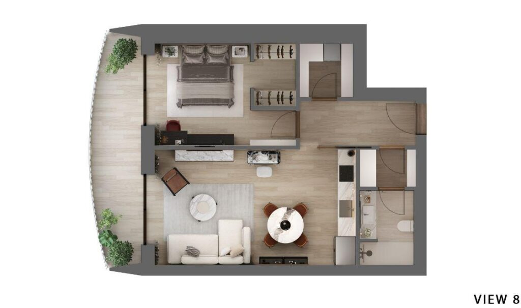 Luksusowe, nowo wybudowane apartamenty w centrum Gibraltaru z widokiem na marinę i Skałę