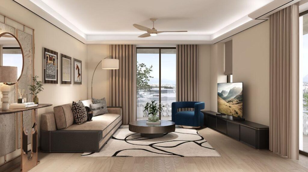 Luksusowe, nowo wybudowane apartamenty w centrum Gibraltaru z widokiem na marinę i Skałę