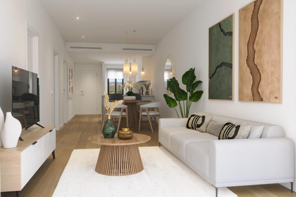 Nowe apartamenty z otwartymi widokami w Alfaz del Pi
