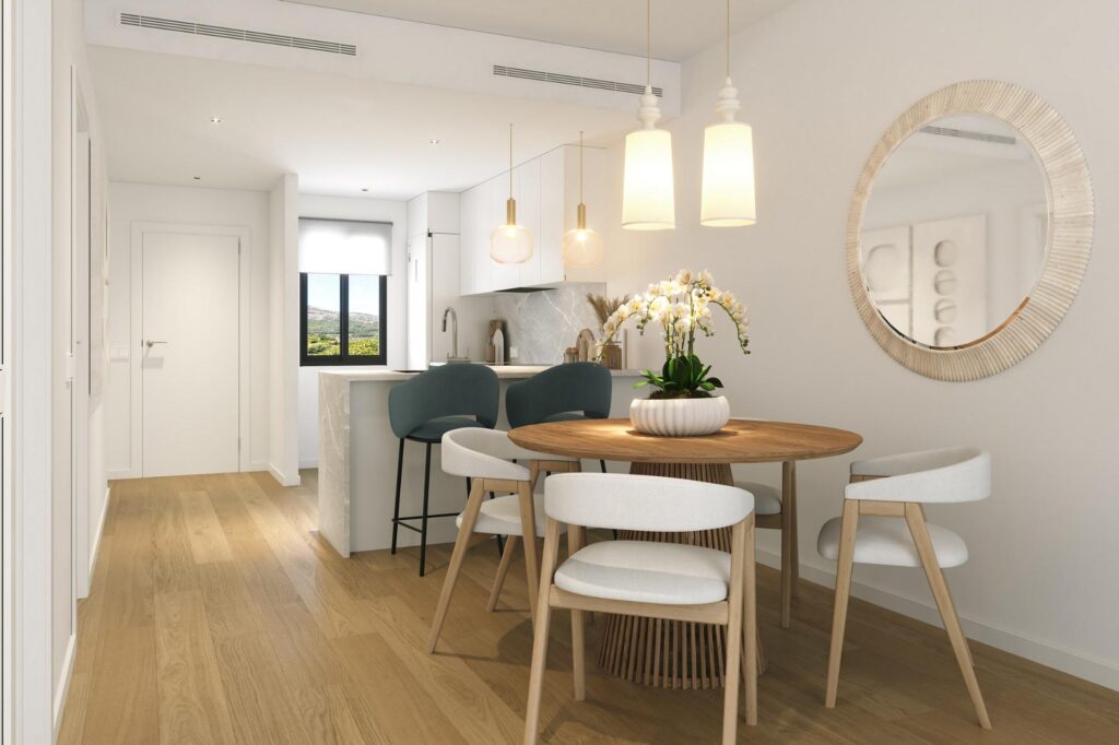 Nowe apartamenty z otwartymi widokami w Alfaz del Pi