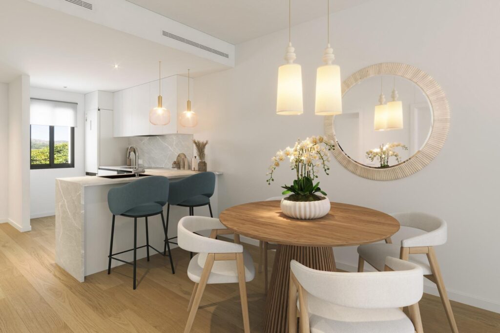 Nowe apartamenty z otwartymi widokami w Alfaz del Pi