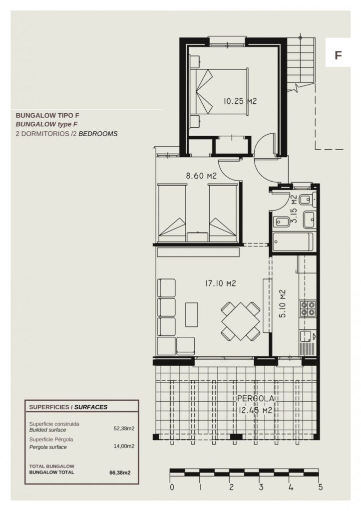 APARTAMENTY BUNGALOW NA PARTERZE W CALPE