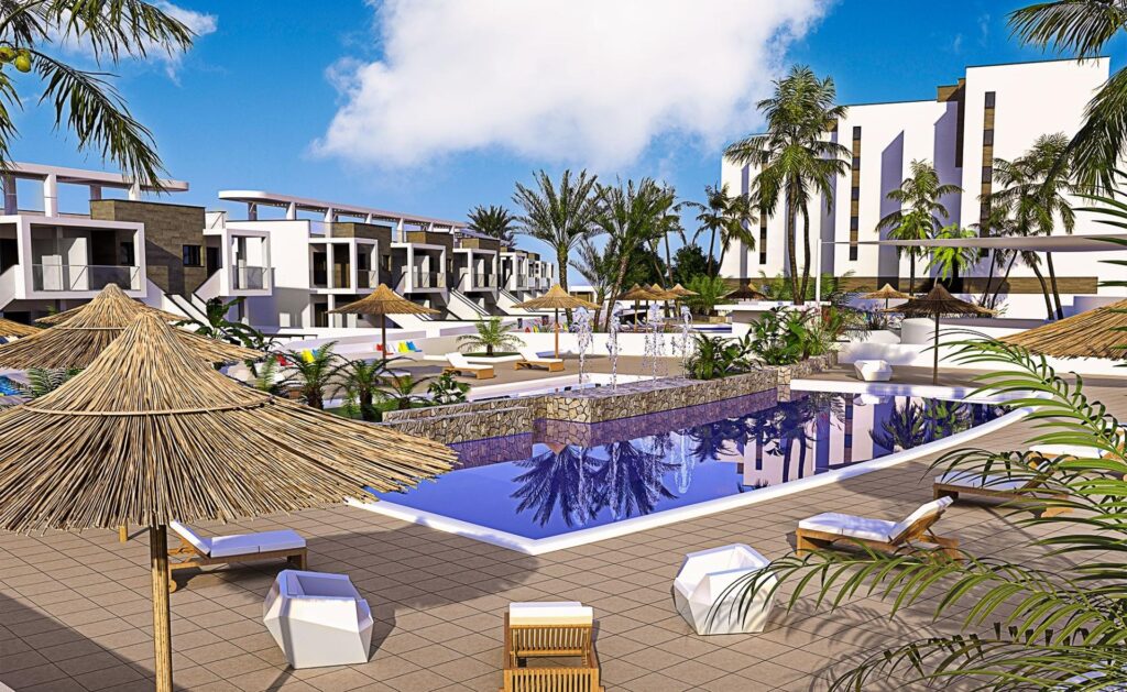 Nowo wybudowane apartamenty i bungalowy w Mil Palmeras