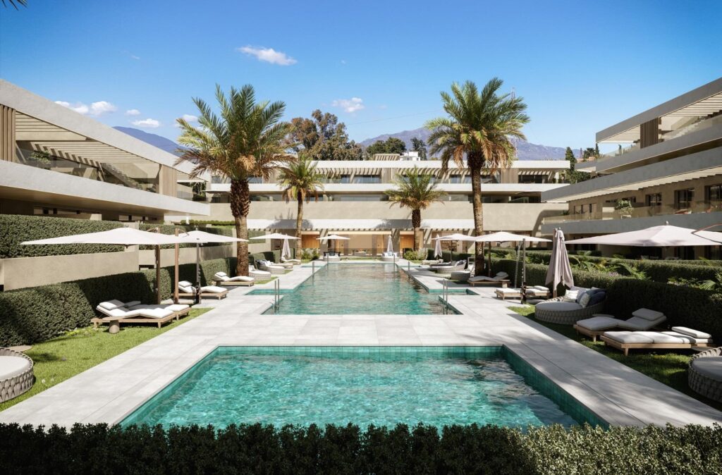 Nowe luksusowe apartamenty w El Campanario-Estepona w pobliżu pola golfowego i plaży