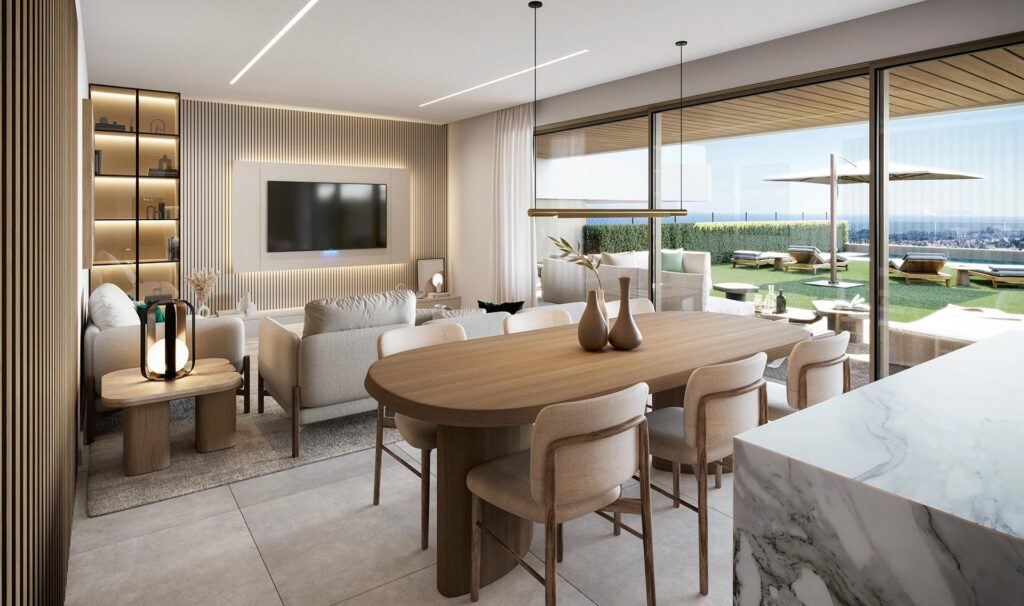Nowe luksusowe apartamenty w El Campanario-Estepona w pobliżu pola golfowego i plaży