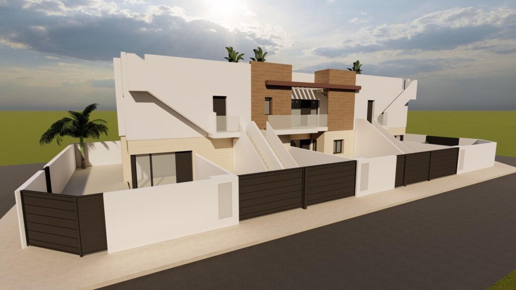 Nowe bungalowy na sprzedaż w Lo Pagan, w pobliżu plaży i mariny