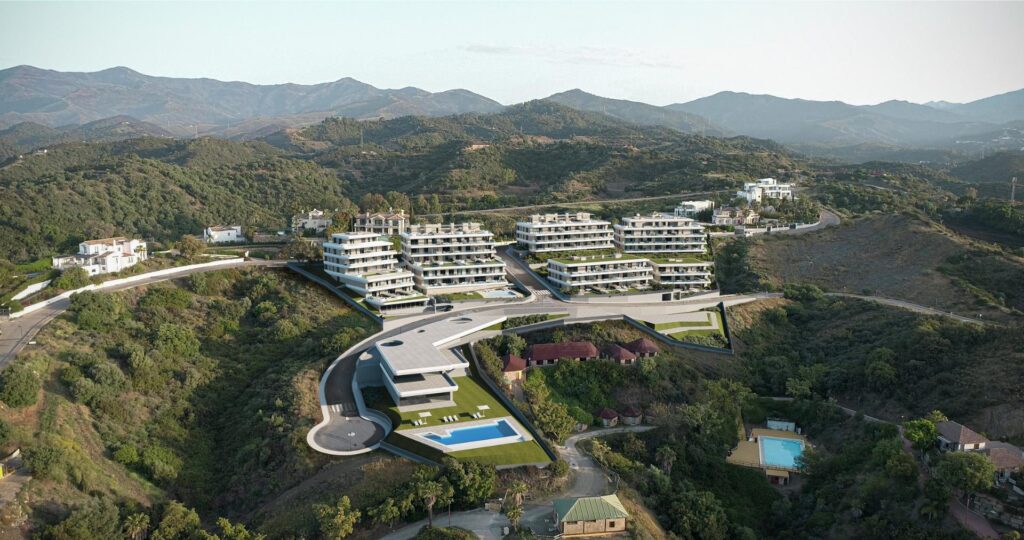 Apartamenty w nowym budownictwie z widokiem na morze w Selwo, Estepona