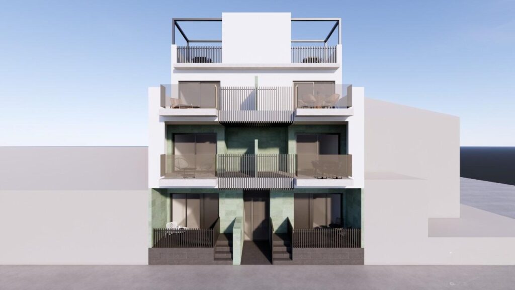 Nowe apartamenty w stylu śródziemnomorskim, zaledwie 100 m od plaży w Torre de la Horadada