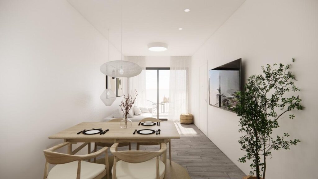 Nowe apartamenty w stylu śródziemnomorskim, zaledwie 100 m od plaży w Torre de la Horadada