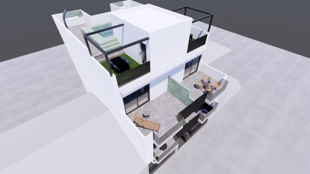 Nowe apartamenty w stylu śródziemnomorskim, zaledwie 100 m od plaży w Torre de la Horadada