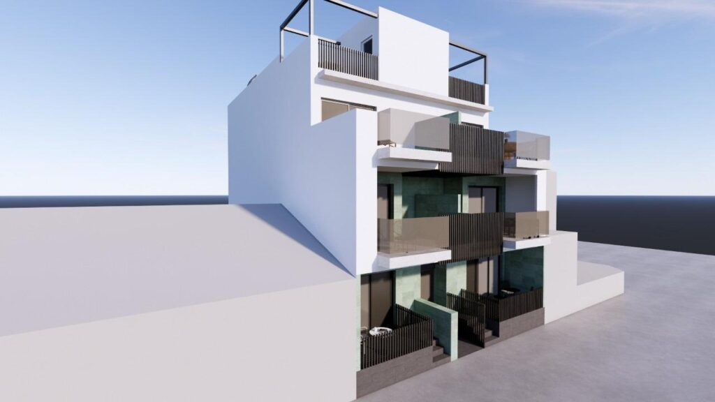 Nowe apartamenty w stylu śródziemnomorskim, zaledwie 100 m od plaży w Torre de la Horadada