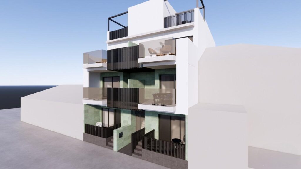 Nowe apartamenty w stylu śródziemnomorskim, zaledwie 100 m od plaży w Torre de la Horadada
