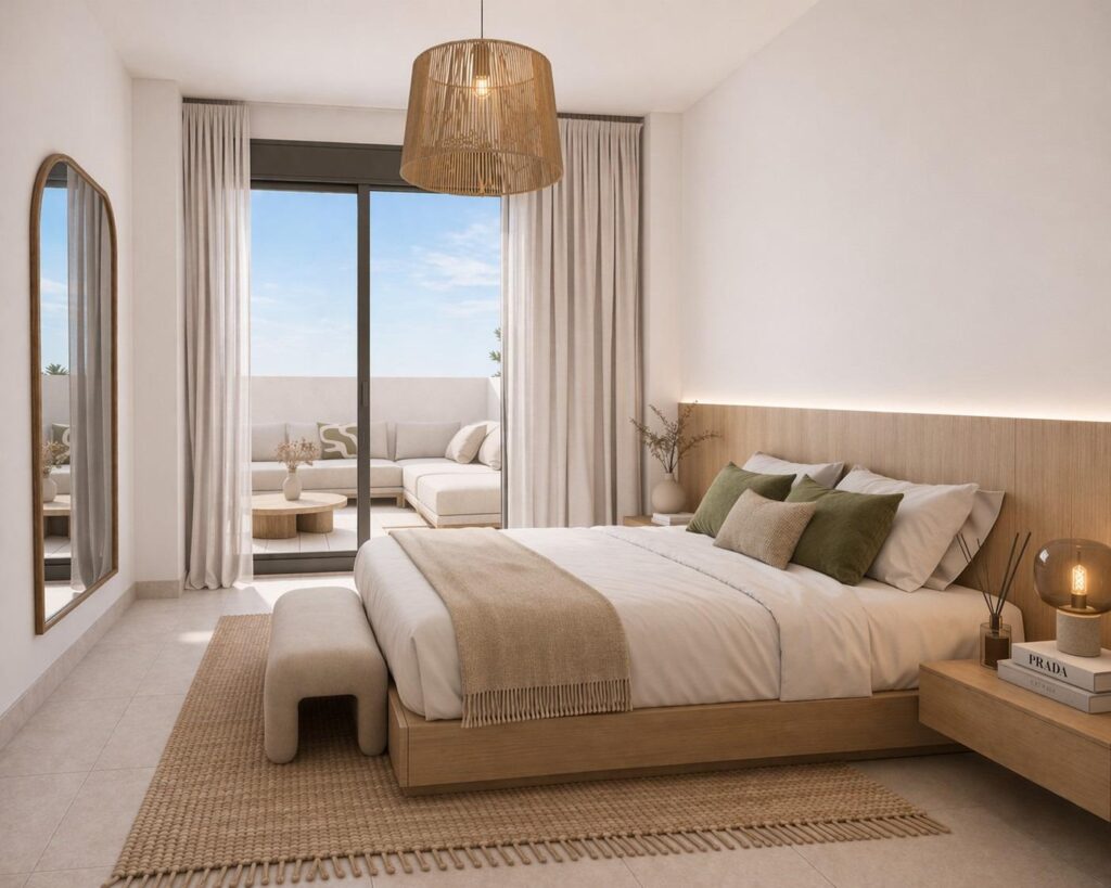Nowo wybudowane apartamenty z widokiem na morze i pole golfowe w Pulpí w prowincji Almería