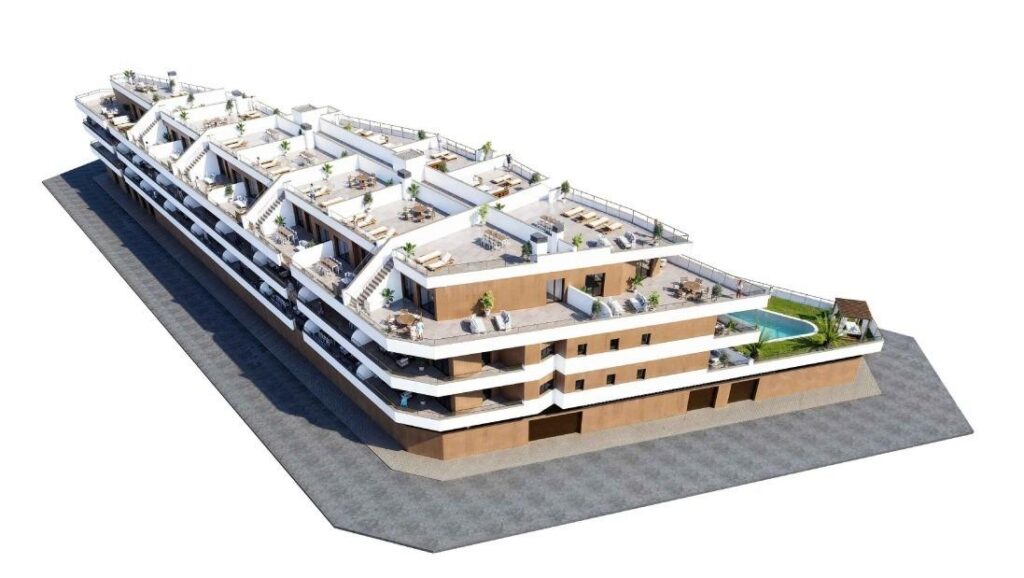 Nowe apartamenty z basenem i siłownią w Formentera del Segura na Costa Blanca