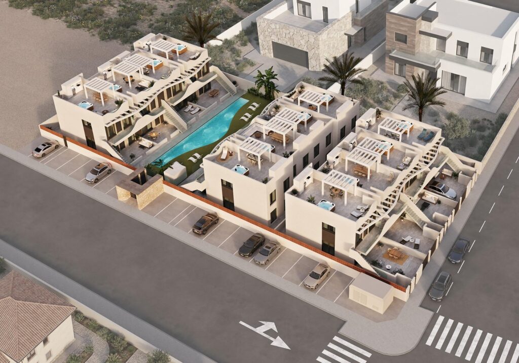 Nowo wybudowane bungalowy w Pilar de la Horadada, południowa Costa Blanca