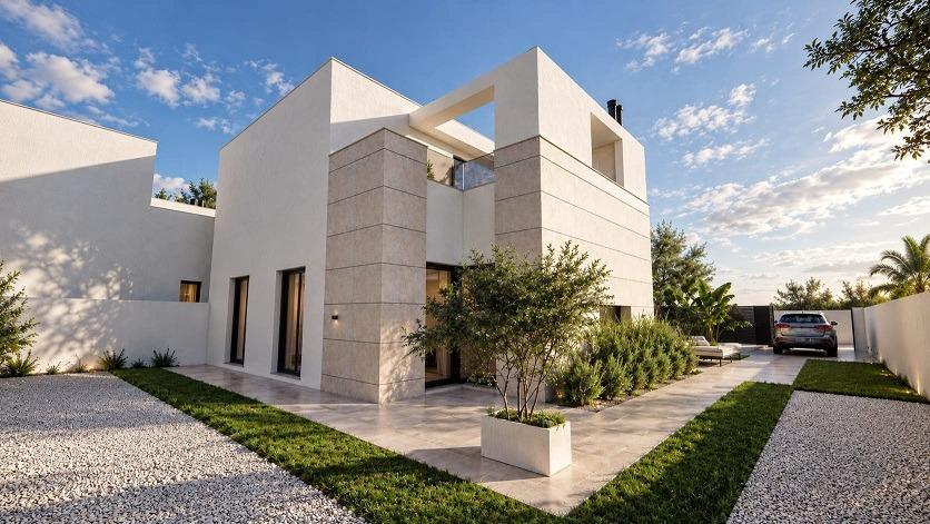 Nowe wille z prywatnym basenem i solarium w San Luis, Torrevieja