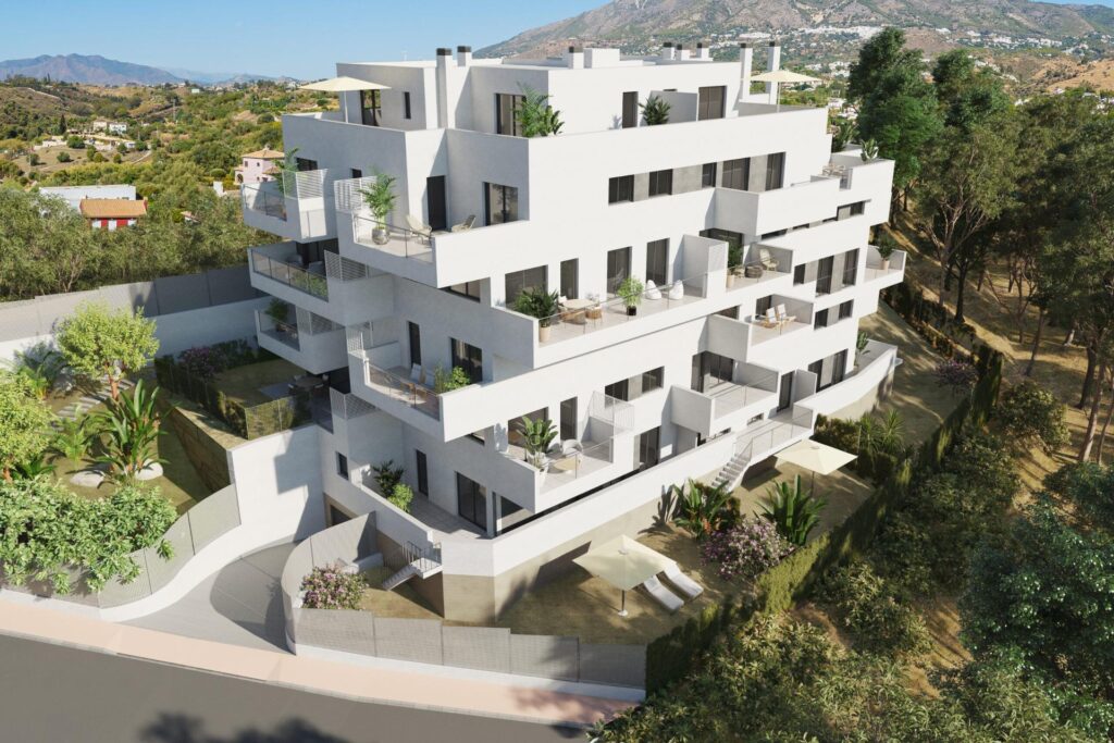 Nowe mieszkania z przestronnymi tarasami w Mijas Costa na Costa del Sol